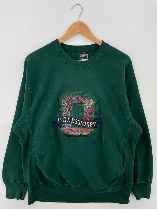 90's OGLETHORPE Made in USA Size L Vintage College Sweat-Shirt / A6867