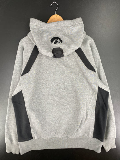 00’ NIKE IOWA HAWKEYES Size L Vintage College Hoodie Sweat-Shirt / A6374