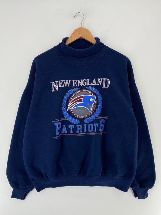 90's NEW ENGLAND PATRIOTS Made in USA Size XL Vintage NFL Sweat-shirt / E6345S