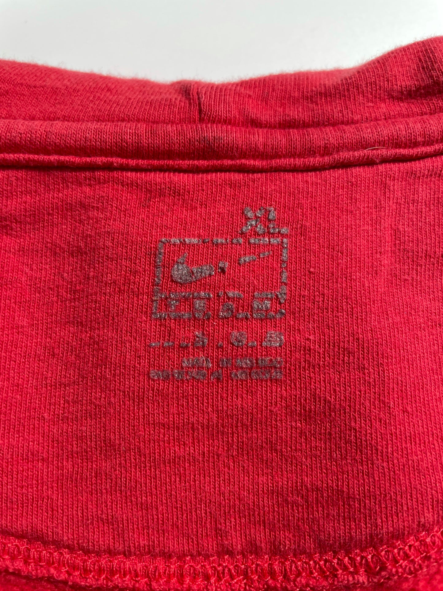 Vintage NIKE WISCONSIN Size XL Hoodie Sweat shirt / K5215