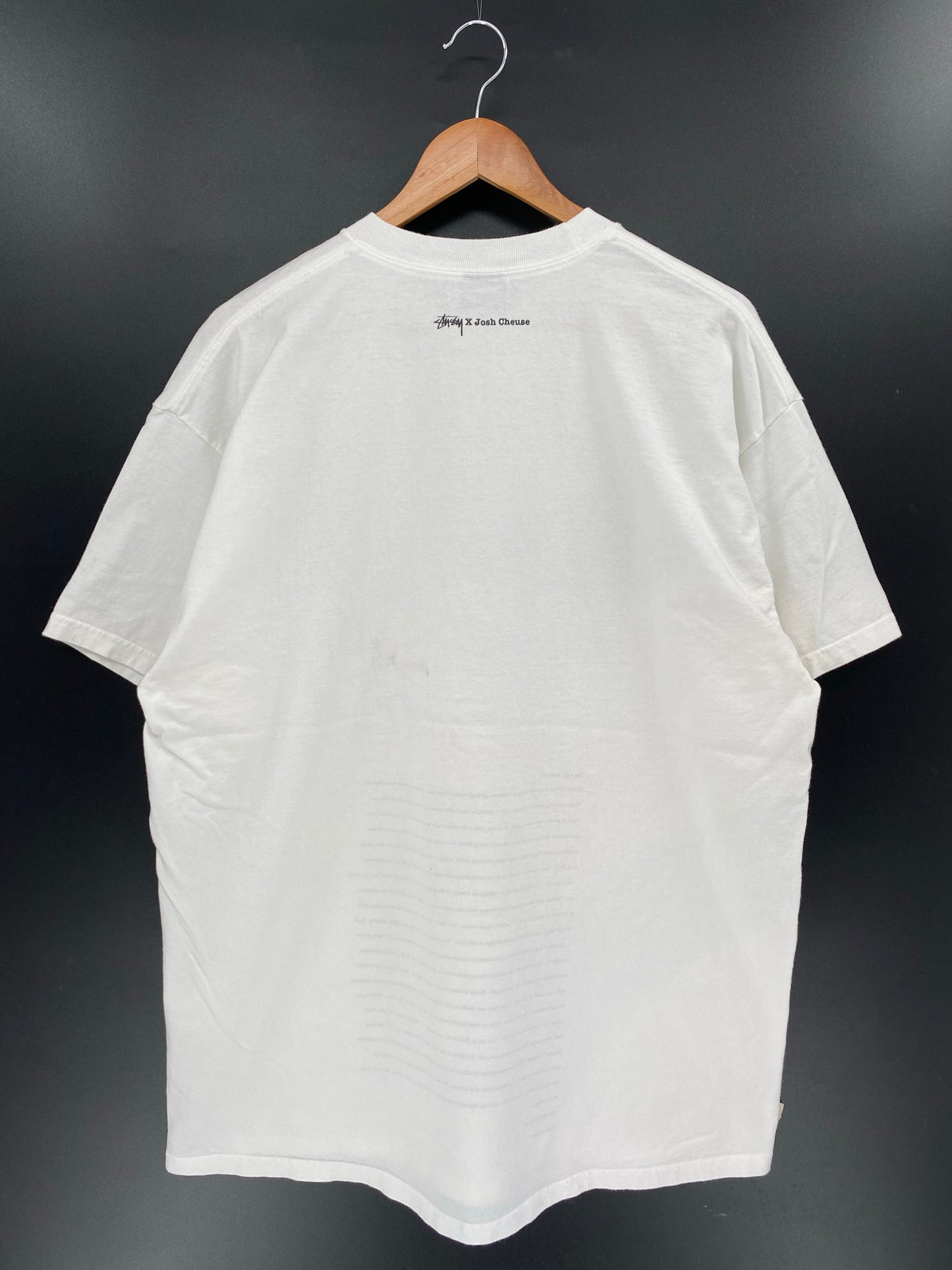 Vintage STUSSY x JOSH CHEUSE Size XL T-Shirt / A9231