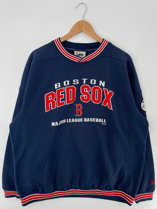 90’s BOSTON RED SOX Size XL Vintage MLB Sweat-shirt / E105