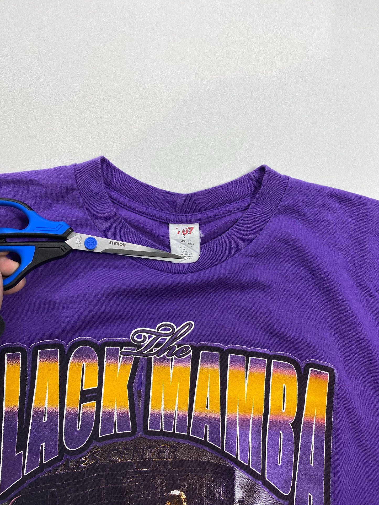 Vintage Kobe Bryant Size Approx. XXL T-shirt   / 5976