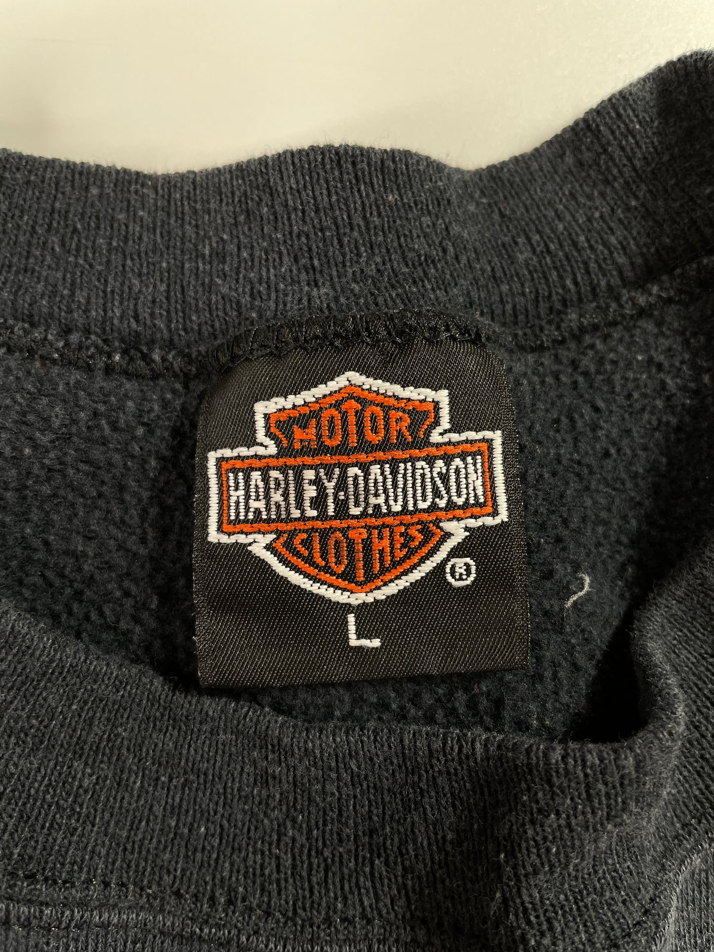 90's HARLEY DAVIDSON Made in USA Size L Vintage Sweat-Shirt / E5811S