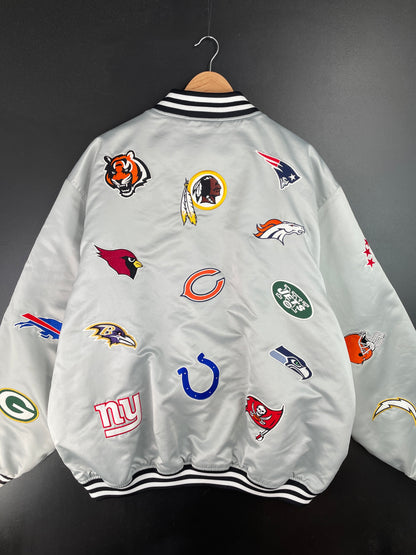 Vintage NFL TEAM Size XXL Padded Nylon Jacket / A9326