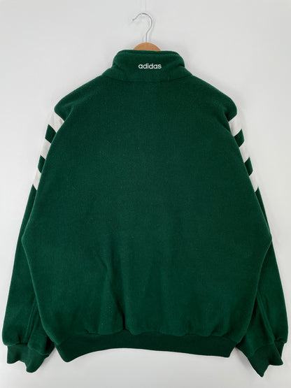 90's ADIDAS Size XL Vintage Half Zip-up Fleece / A9237