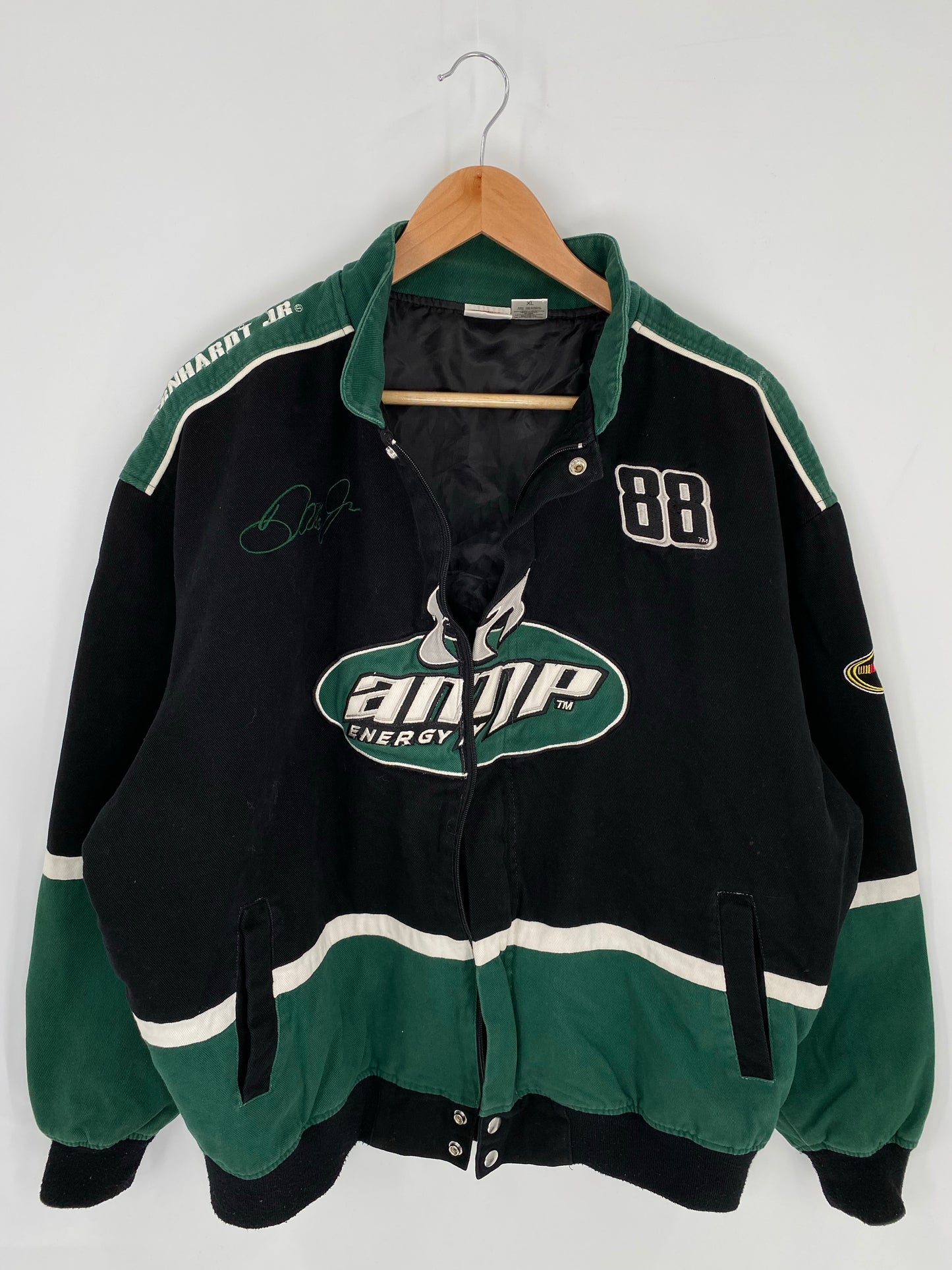 Vintage NASCAR DALE EARNHARDT JR Size XL Racing Jacket/ K8310