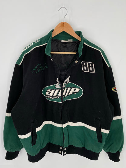 Vintage NASCAR DALE EARNHARDT JR Size XL Racing Jacket/ K8310