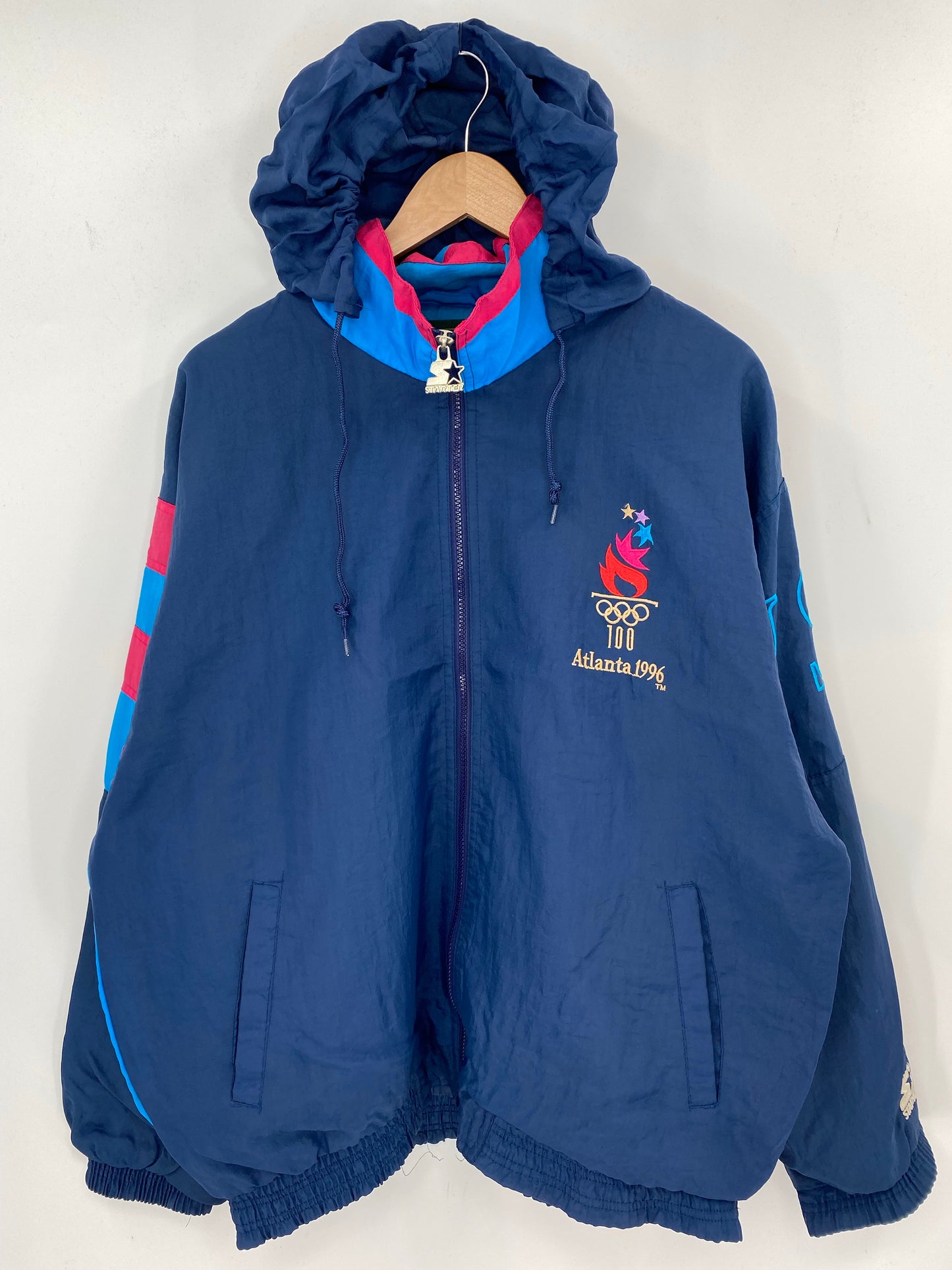 1996' STARTER x ATLANTA OLYMPIC GAMES Size L Vintage Nylon Jacket  / K8030
