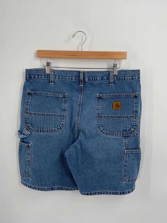 .Vintage CARHARTT Size W36xL8 Denim Shorts / A5782