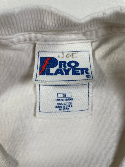 1997 SUPER BOWL NEW YORK JETS x NEW ENGLAND PATRIOTS Made in USA Size M Vintage NFL T-Shirt / E4258T