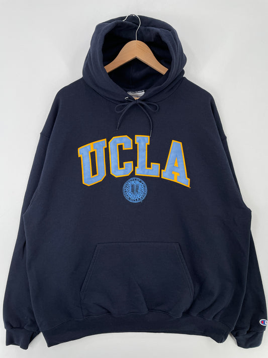 Vintage CHAMPION x UCLA Size XXL College Hoodie Sweat-Shirt / E4207S