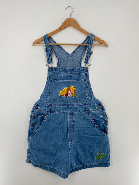 00' DISNEY WINNIE THE POOH Size M Vintage Denim Shorts / E398