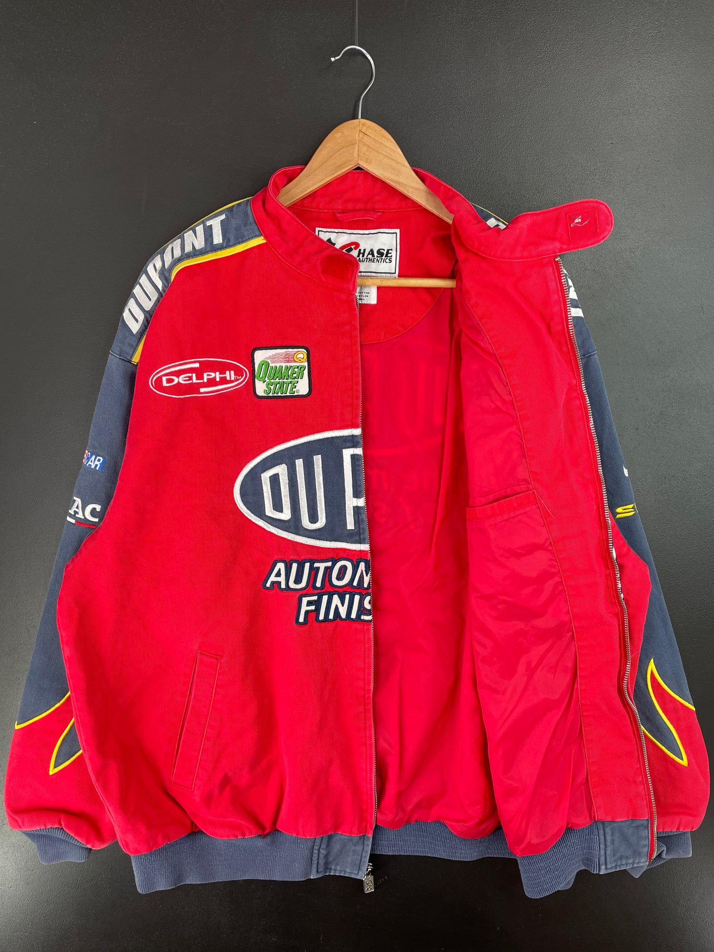 Vintage NASCAR x DU PONT Size XL Racing Jacket / E611