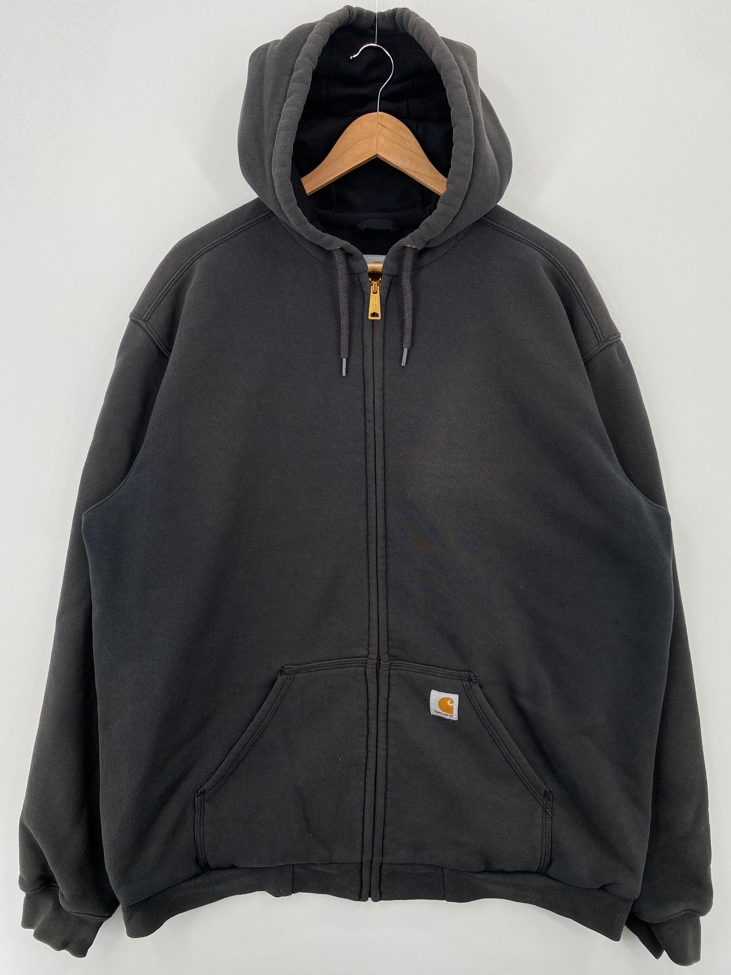 Vintage CARHARTT Size L Hoodie Zip-up Sweat-Shirt / A7927