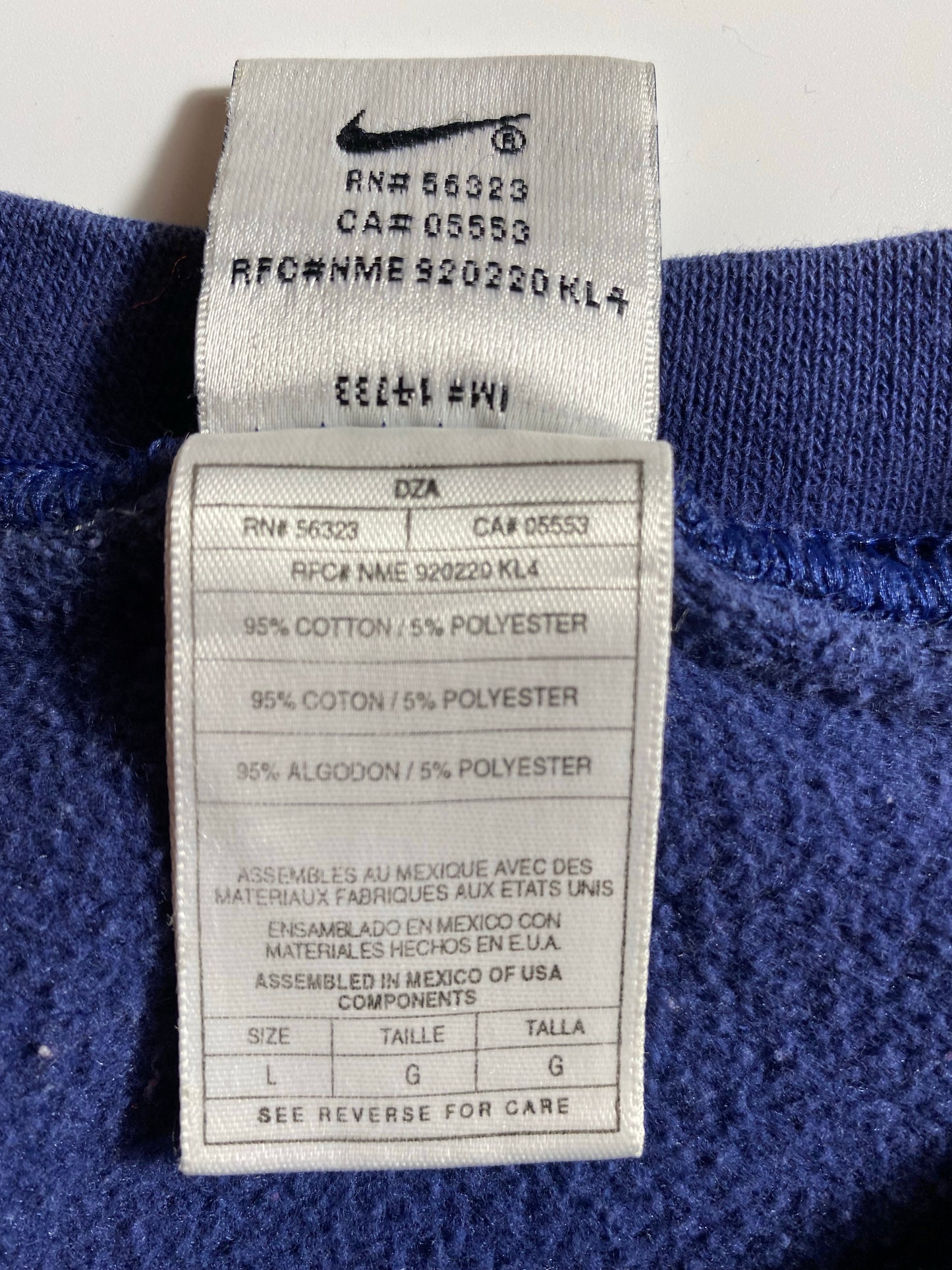 00’ NIKE BOSTON RED SOX Size L Vintage MLB Sweat-Shirt / K4775