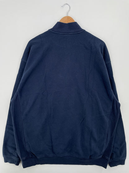 00' NIKE MINI SWOOSH Size XL Vintage Half Zip Sweat-Shirt / A8365