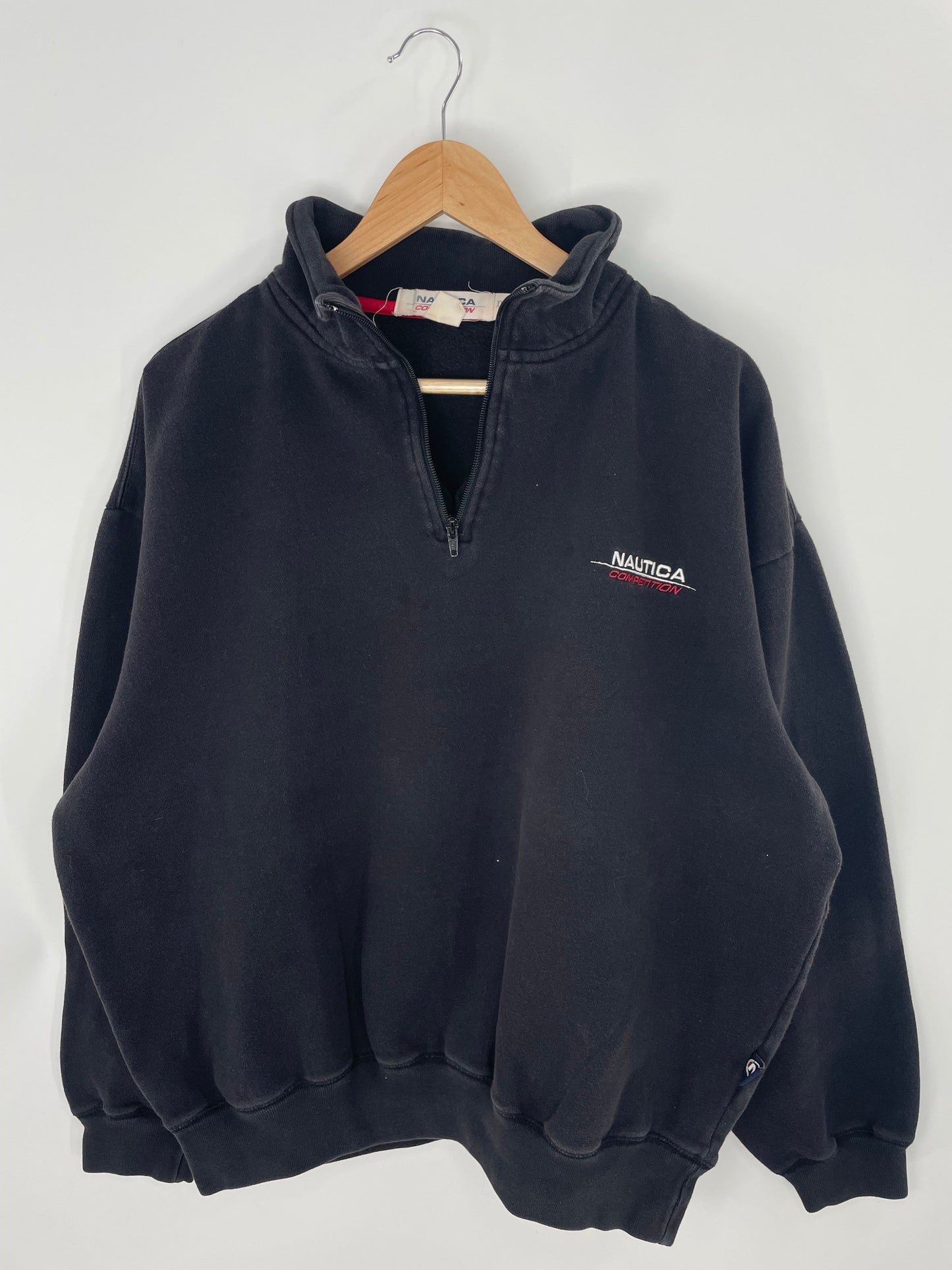 90’s NAUICA Size XXL Vintage Half Zip Sweat-shirt / A7702