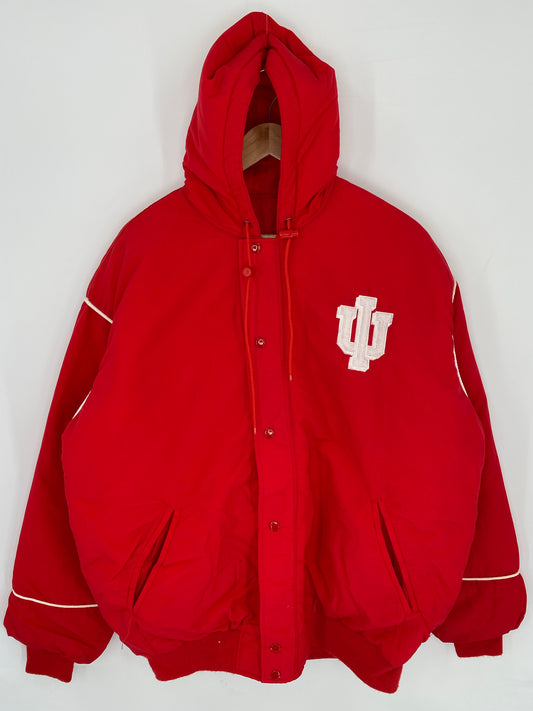 Vintage STARTER x INDIANA Made in USA Size XL Nylon Padded Jacket  / K8331