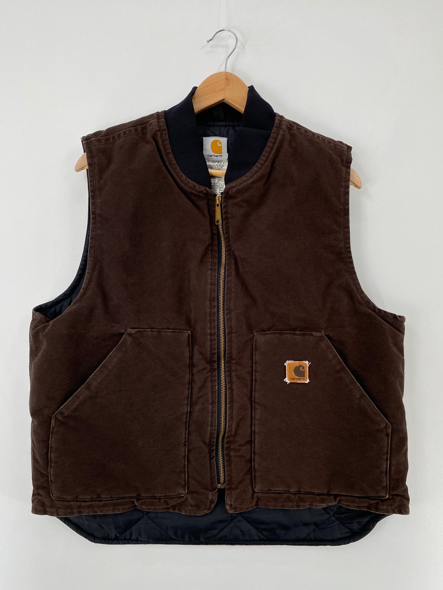 Vintage CARHARTT Made in USA Size L Duck Vest / E204