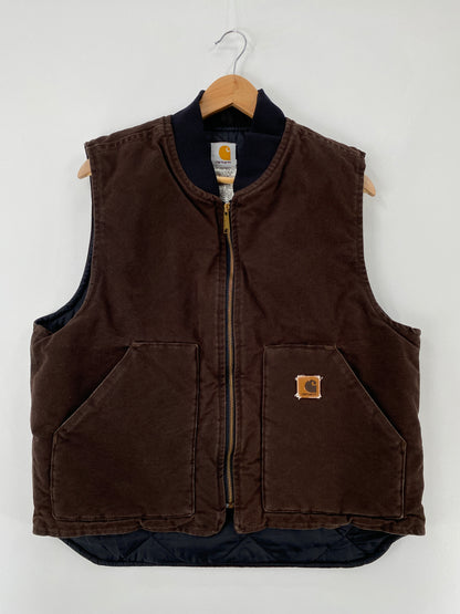 Vintage CARHARTT Made in USA Size L Duck Vest / E204