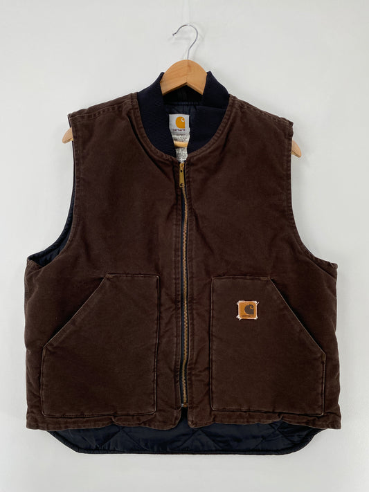 Vintage CARHARTT Made in USA Size L Duck Vest / E204