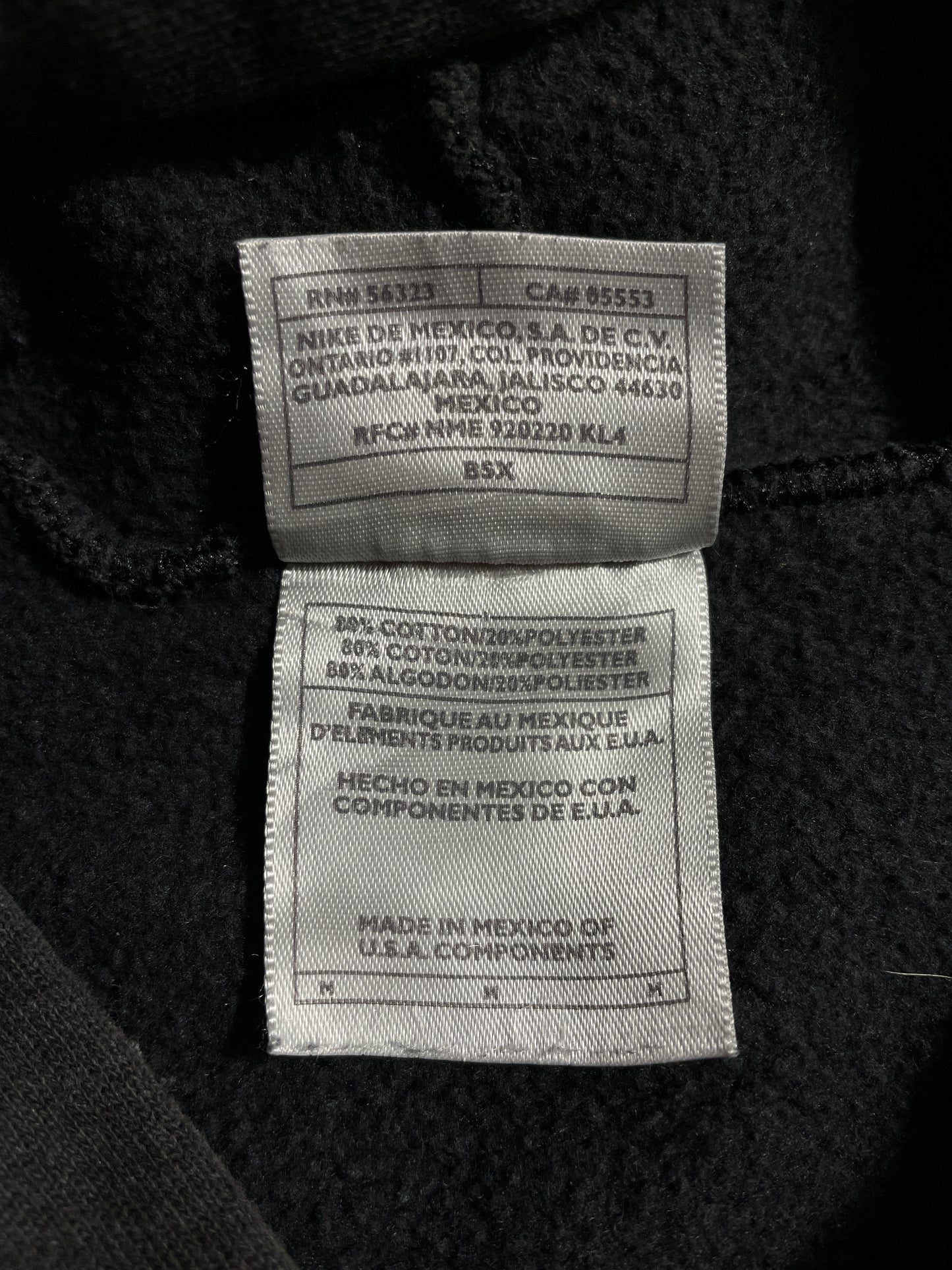 90’s NIKE CENTER SWOOSH Size M Hoodie Sweat-shirt / E631