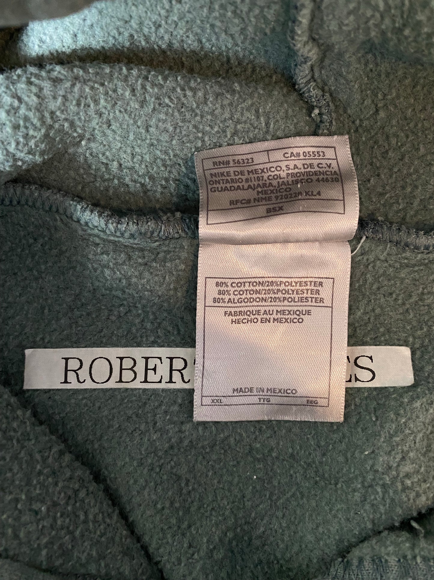 90's NIKE CENTER SWOOSH Size XXL Vintage Hoodie Sweat-Shirt / K6712