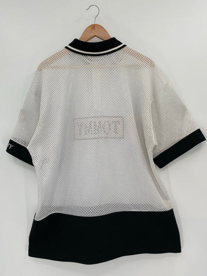 90's TOMMY HILFIGER Size L Vintage Mesh Polo Shirt / E4231T