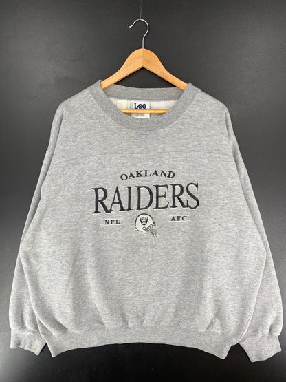 90’s OAKLAND RAIDERS Size XL NFL Sweat-shirt / E6505S