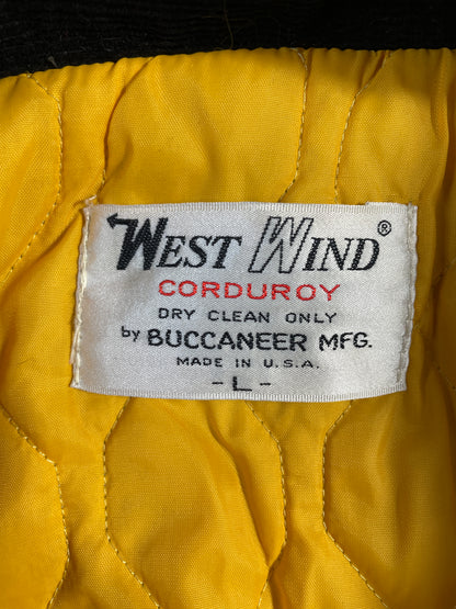 .80’s IOWA Made in USA Size L College Corduroy Jacket / A9753