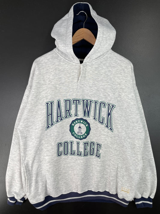 00' HARTWICK Size XL Vintage College Hoodie Sweat-Shirt / A6868