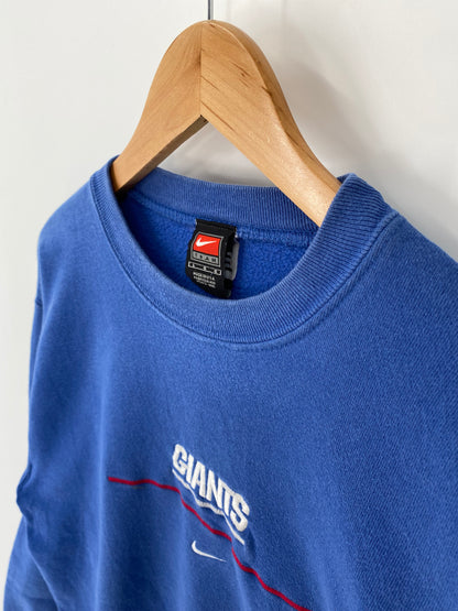 00' NIKE NEW YORK GIANTS Made in USA Size L NFL Sweat-Shirts/ K9829