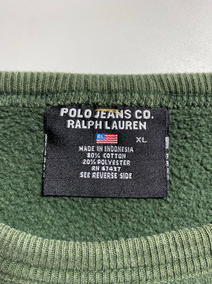 Vintage POLO JEANS RALPH LAUREN Size XL Sweat-shirt / A8798