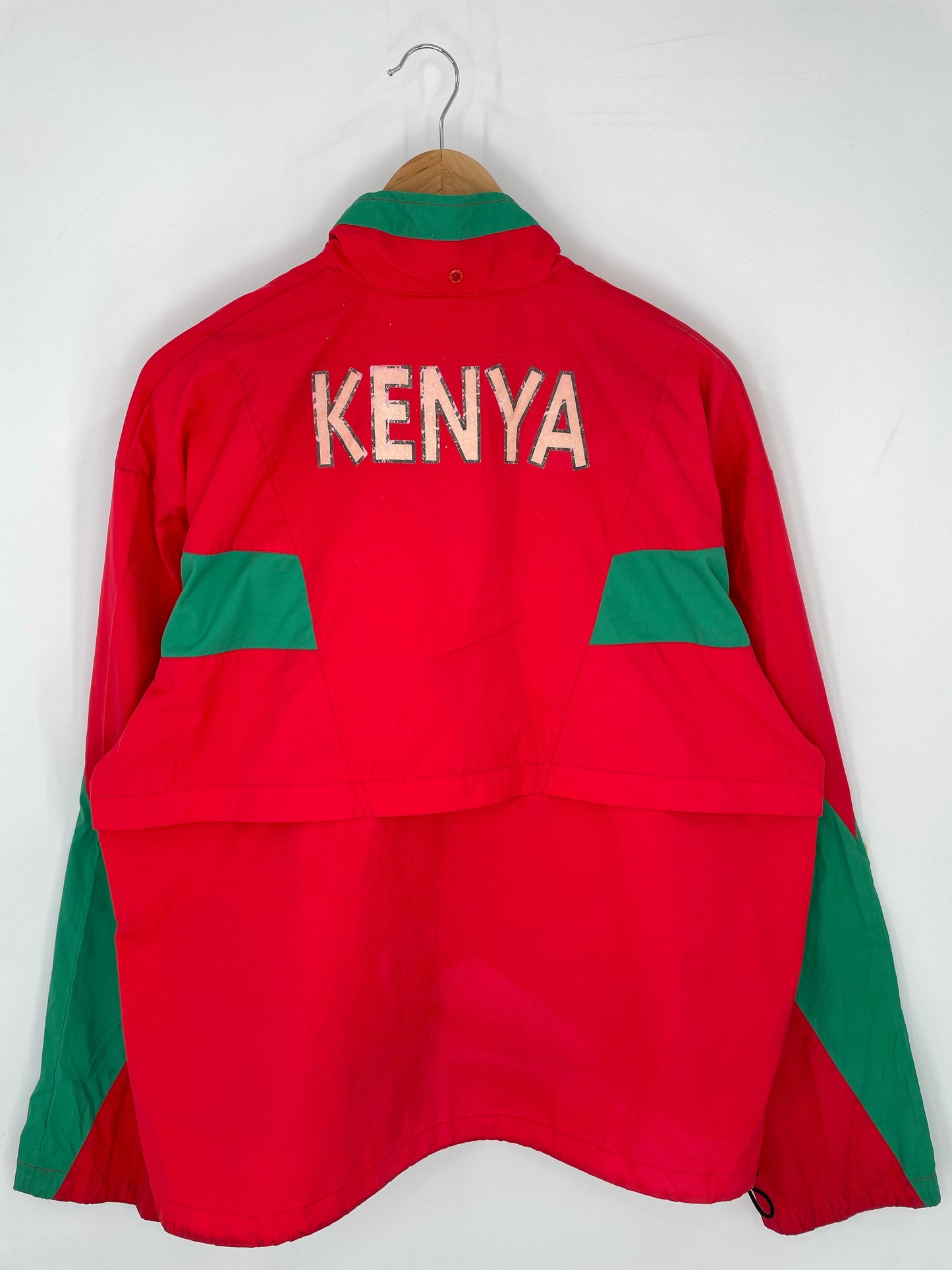 90’s NIKE KENYA Made in USA Size No Tag (Approx.L) Nylon Jacket / E886