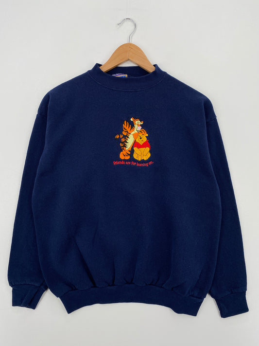 00' DISNEY WINNIE THE POOH Made in USA Size M Vintage Sweat-shirt / A7026