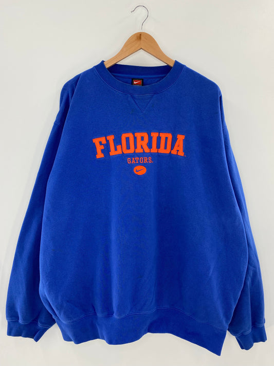 00' NIKE UNIVERSITY OF FLORIDA Size XXL Vintage Sweat shirt / K5180
