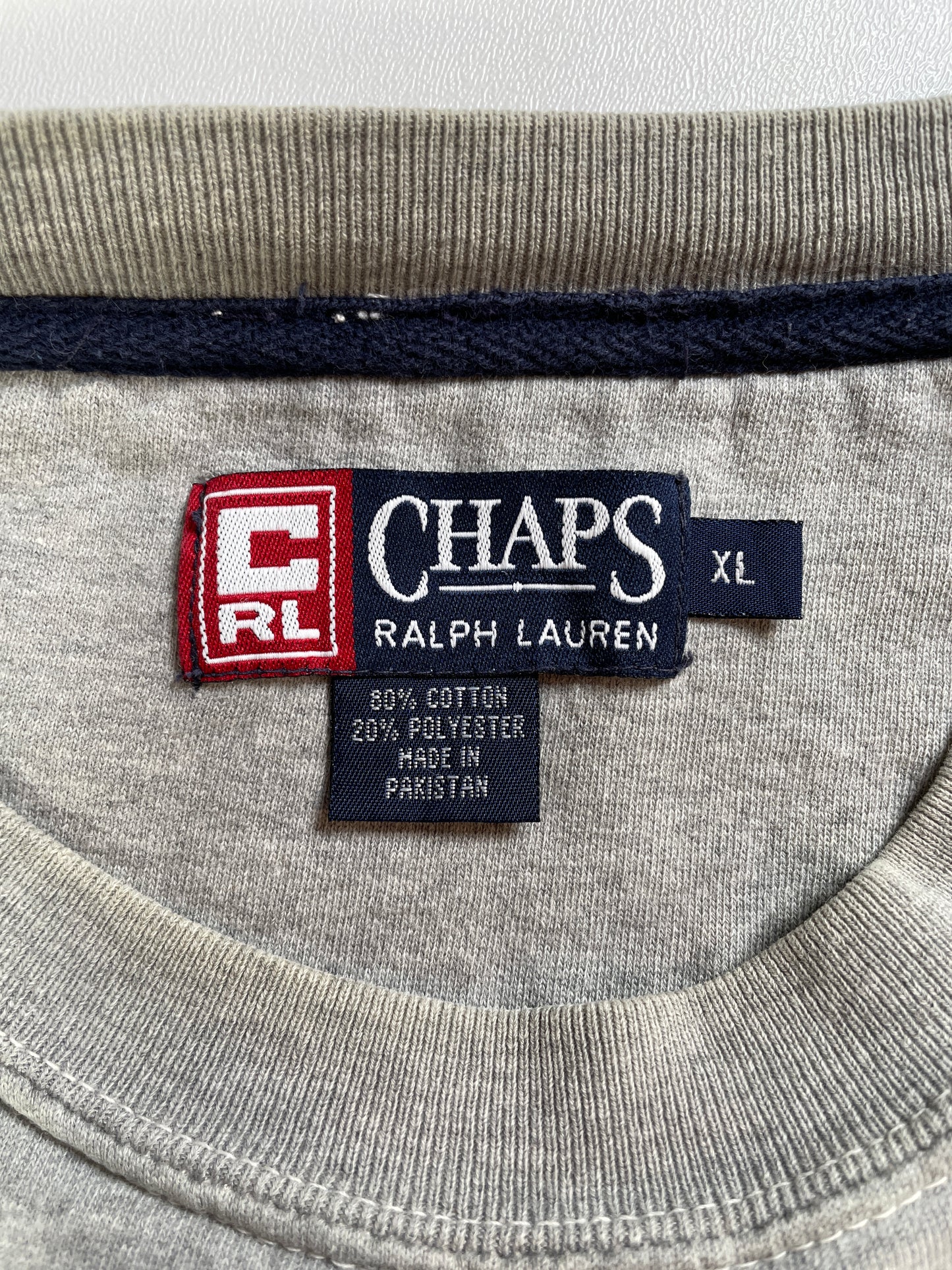 90's CHAPS RALPH LAUREN Size XL Vintage Sweat-shirt / A4074
