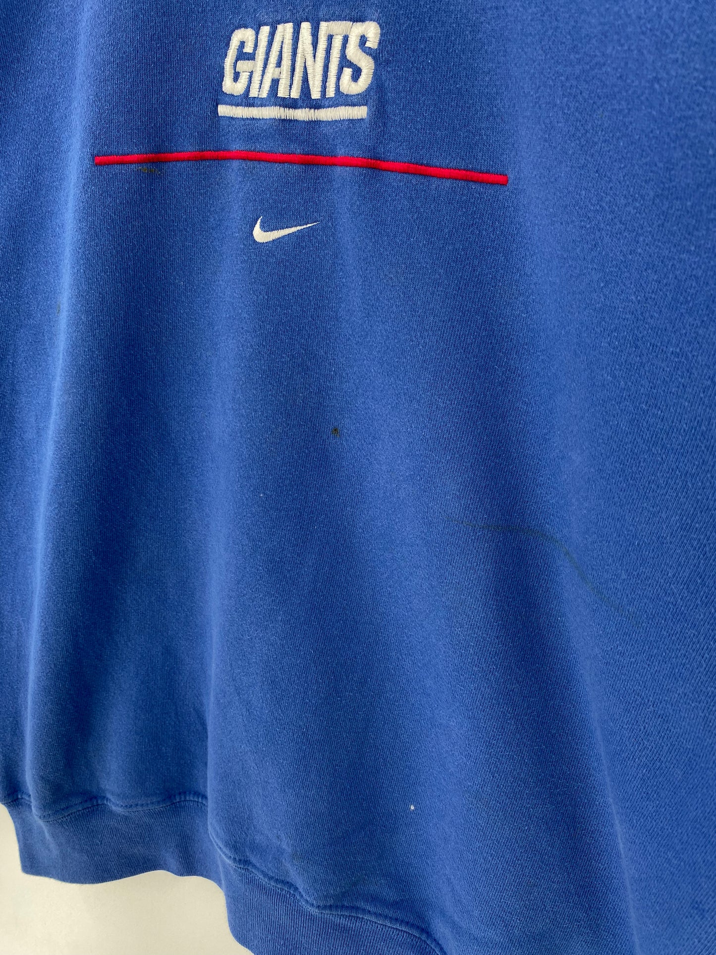 00' NIKE NEW YORK GIANTS Made in USA Size L NFL Sweat-Shirts/ K9829