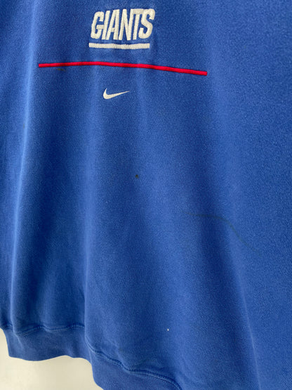 00' NIKE NEW YORK GIANTS Made in USA Size L NFL Sweat-Shirts/ K9829