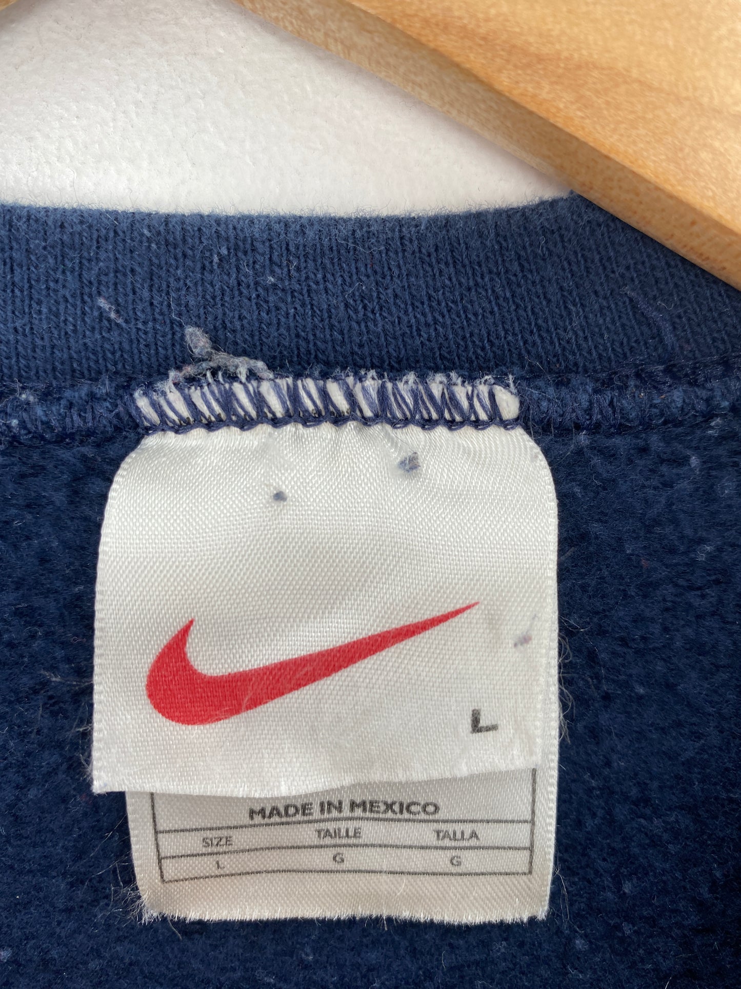 90's NIKE MINI SWOOSH Size L Vintage Sweat-Shirt / A5425