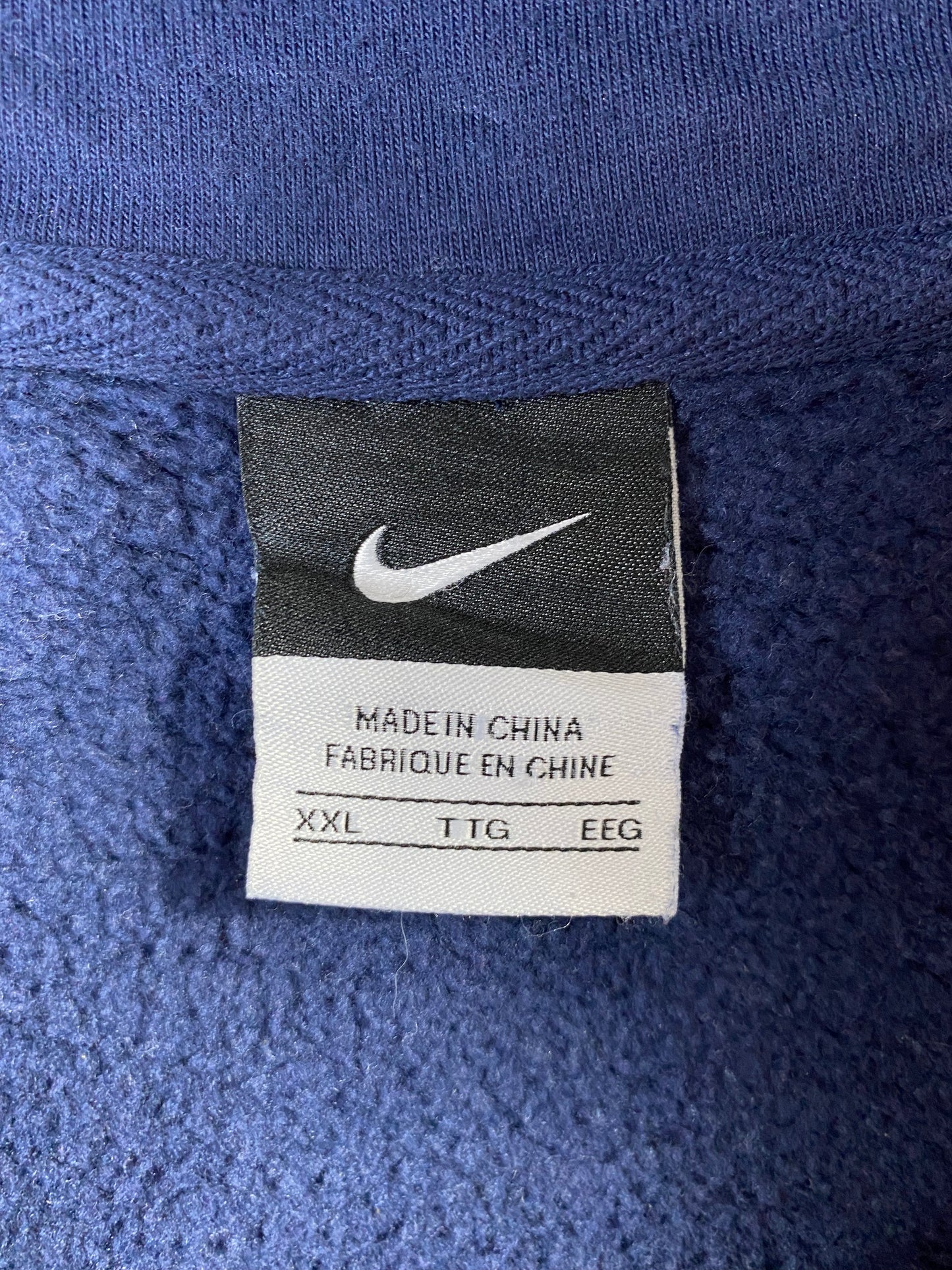 00' NIKE NORTH CAROLINA Size XXL Vintage College Hoodie Sweat-Shirts/ A812
