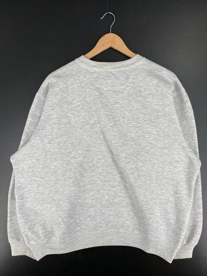 90's ILLINOIS Size L Vintage College Sweat-shirt / A4326