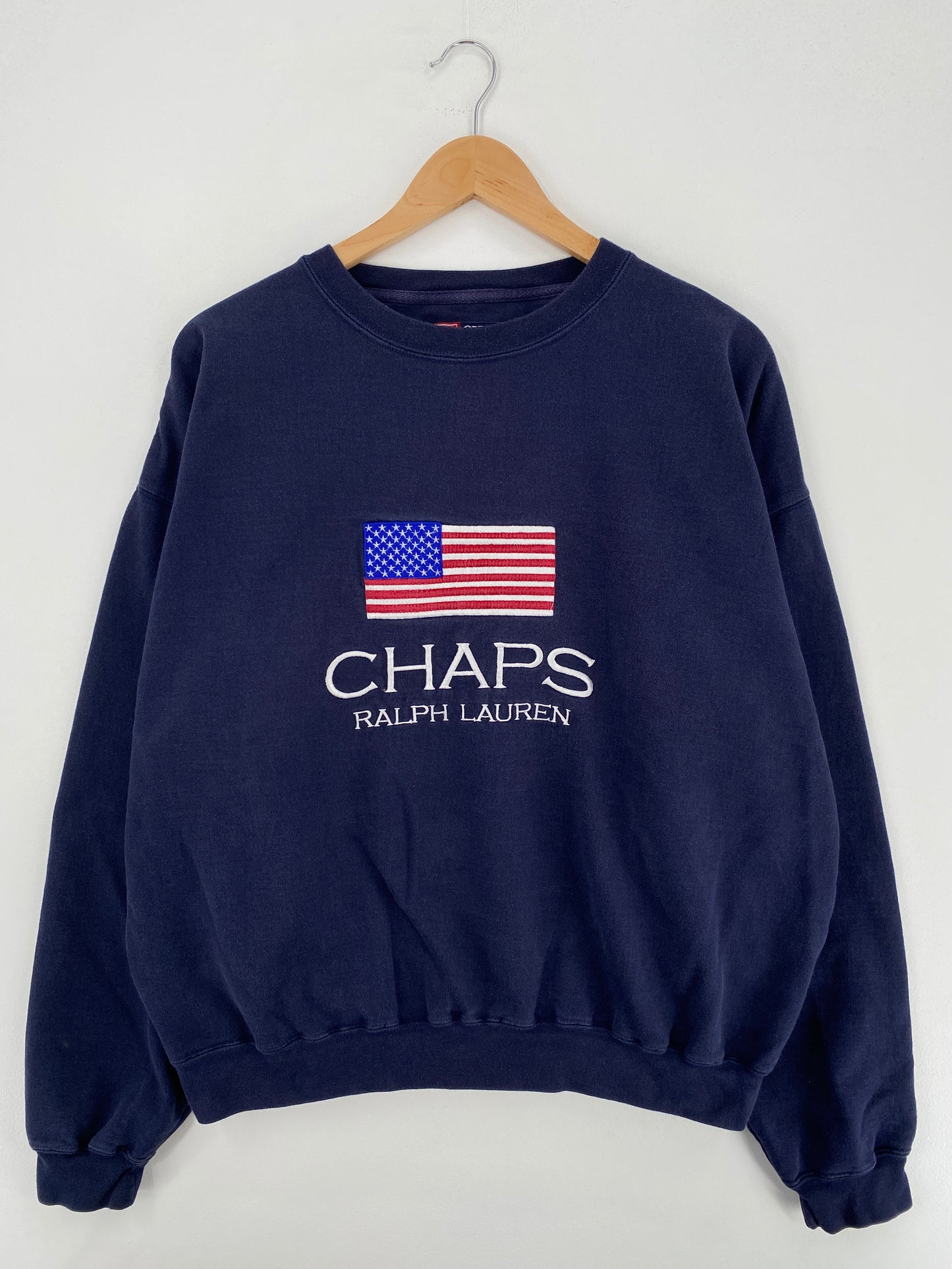 00' CHAPS RALPH LAUREN Size L Vintage Sweat-shirt / A5125