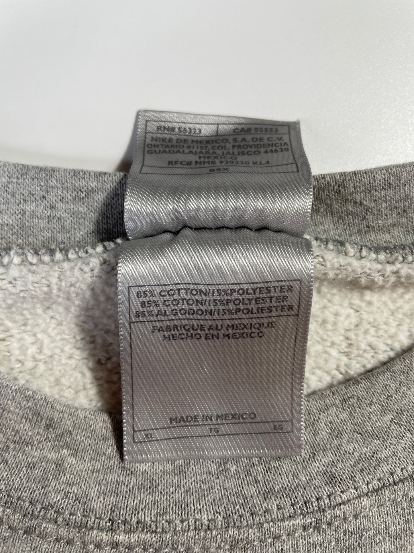 90’s NIKE MINI SWOOSH Size XL Vintage Sweat-Shirt / E94