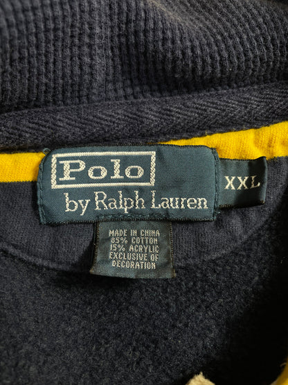 .90's POLO RALPH LAUREN Size XXL Vintage Hoodie Sweat-shirt / E1873S