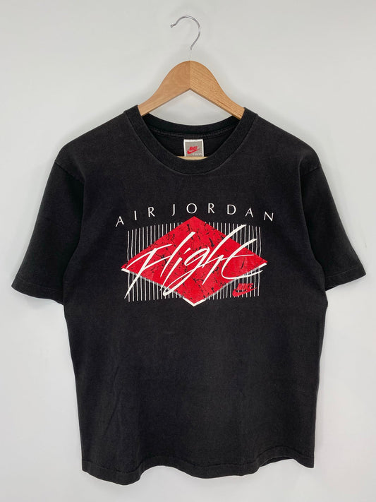 90's NIKE AIR JORDAN FLIGHT Made in USA Size S Vintage T-Shirt / E278