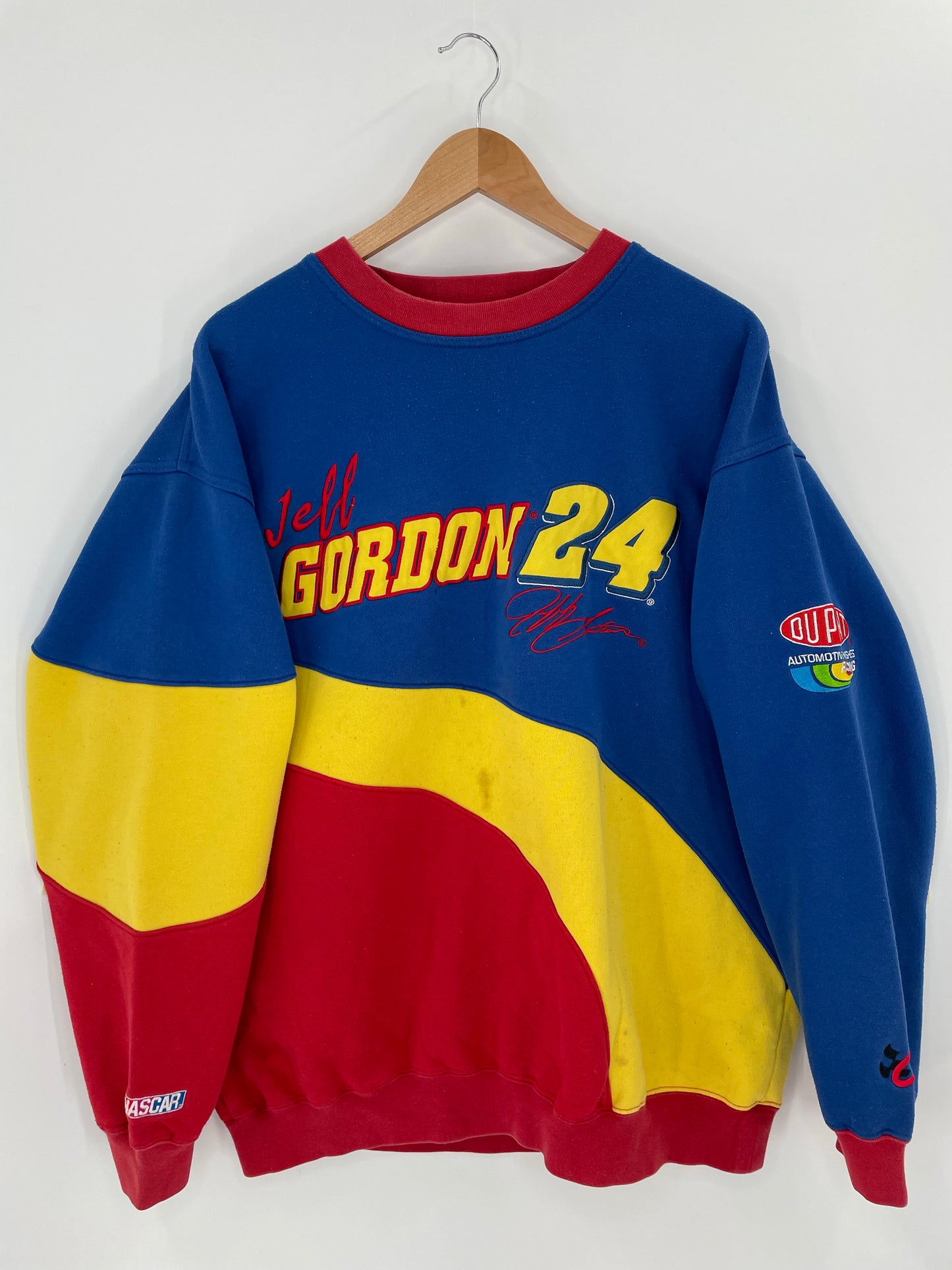Vintage  NASCAR JEFF GORDON Size XL Racing Sweat-Shirt / k5981