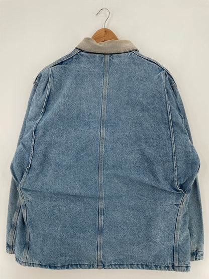 90’s CARHARTT Made in USA Size XL Denim Jacket / E652
