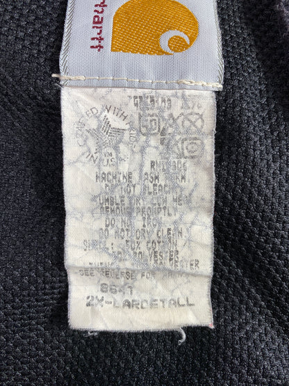 Vintage CARHARTT Size XXL Double Face Zip-Up Hoodie Sweat-Shirt / A5487